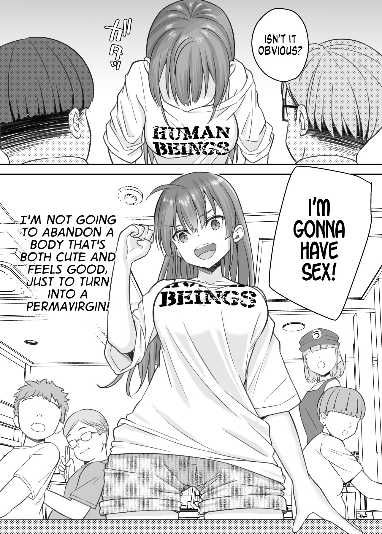 Hentai Manga Comic-The Loser Me Got Turned Into a Girl, so I Tried Having Degenerate Sex-Read-43